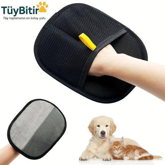 TüyBitir® Evcil Hayvan Tüyü Temizleme Eldiveni 1 ALANA 1 BEDAVA!!!!