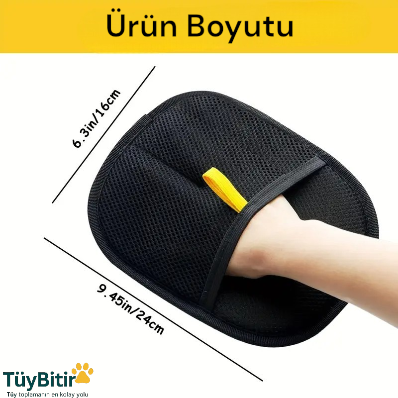 TüyBitir® Evcil Hayvan Tüyü Temizleme Eldiveni 1 ALANA 1 BEDAVA!!!!
