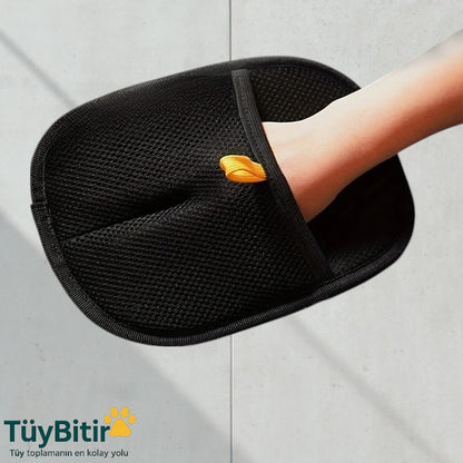 TüyBitir® Evcil Hayvan Tüyü Temizleme Eldiveni 1 ALANA 1 BEDAVA!!!!